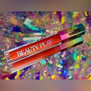 BEAUTY PLAY Longwear Liquid Lipstick: Sunset Red